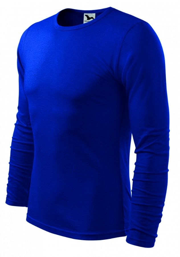 Pánské tričko dlouhý rukáv FIT-T LS 119 královská modrá